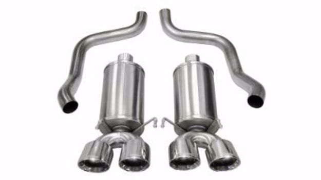 Picture of Corsa Exhaust Axle-Back For 2005-2008 Chevrolet Corvette C6  6.0L V8