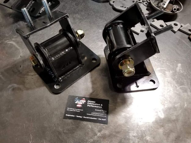 Picture of Atomic Fabrication Poly Motor Mounts for Trailblazer SS